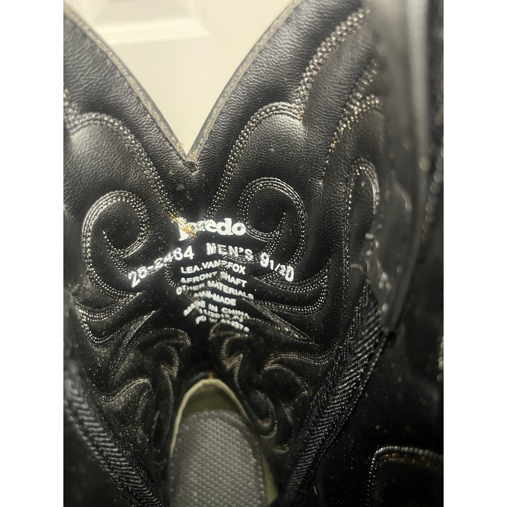 Laredo Boots‎ Nashville Western Cowboy Peanut Leather 28-2464 Mens Size 9.5D - Picture 6 of 6